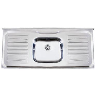 Imagem de Bacia com Cuba para Cozinha Pianox Luxo Inox