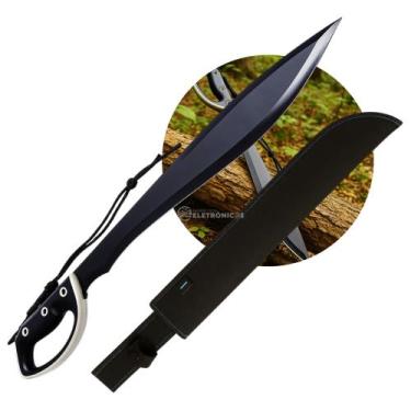 Imagem de Facão Machete 61cm com Lâmina 44cm Aço Inox e Bainha de Nylon Cabo Emb