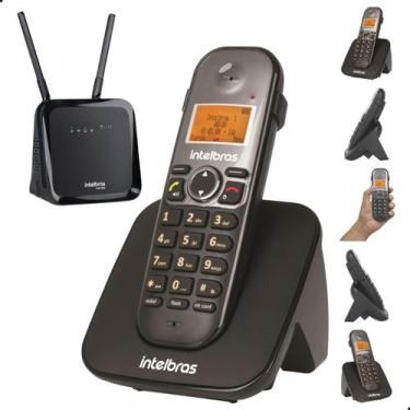 Imagem de Aparelho Telefone Sem Fio Intelbras TS 5120 Digital com Bina Viva Voz 