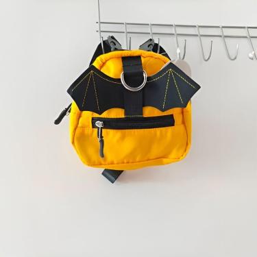 Imagem de Mochila Coleira Peitoral Para Pet Personagem Morcego Amarelo
