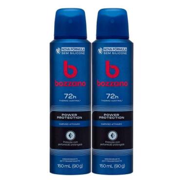 Imagem de Kit 2 Desodorante Bozzano Aerosol Power Protection Carvão Ativado Anti