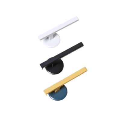 Imagem de Toalheiro montado na parede, barra de toalha, prateleira de banheiro, cabide de armazenamento, fácil instalação, perfurador, design ventilado, presente