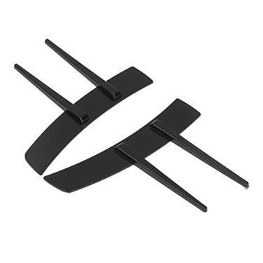 Imagem de SPOILER DE PARACHOQUE DIANTEIRO PRETO BRILHANTE DE ABS APARÊNCIA LUXUOSA FÁCIL INSTALAÇÃO Universal