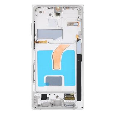 Imagem de Original para S22 Ultra, Display LCD OLED Touch Screen Digitalizador Assembléia S22ultra SM S908B Substituição de tela LCD com moldura, 6,7 polegadas (ouro)
