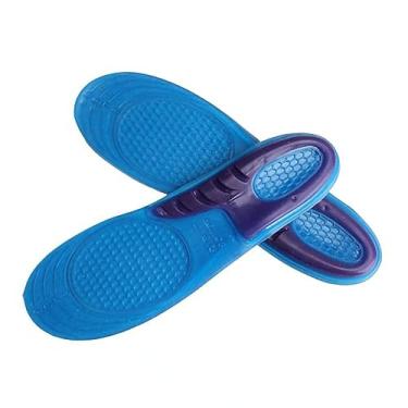 Imagem de ZJchao Palmilha Esportiva, Inserções Elásticas Macias de Absorção de Choque de Silicone TPE Com Copo de pé de Alto para Corridas, Caminhadas, Atividades Ao Ar Livre (Criança 31-33 8,5 pol.)