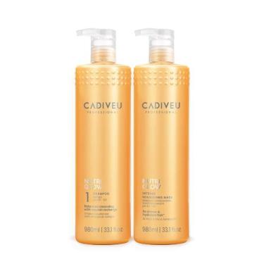 Imagem de Kit Cadiveu Professional Nutri Glow Shampoo e Máscara Litro (2 produto