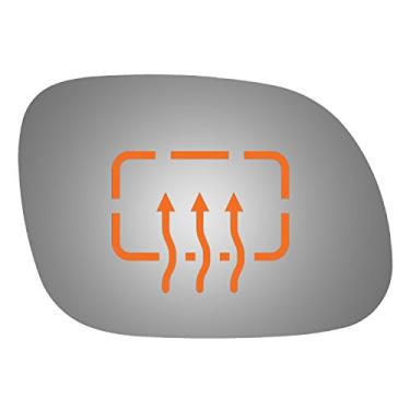 Imagem de Burco 5607H Vidro de espelho de substituição do lado do passageiro convexo aquecido para 14-18 KIA SOUL