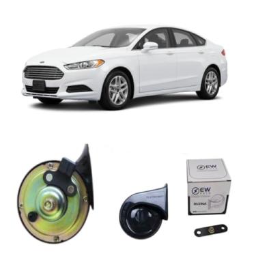 Imagem de BUZINA AUTOMOTIVA CARACOL COM PLUG (2 PINOS) E CONECTOR PARA FUSION 2014 > 2016