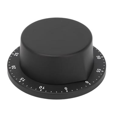 Imagem de Cuofyunl temporizador mecânico preciso silencioso contagem alto alarme som preto lembrete de tempo para cozinha cozinhar estudar exercício