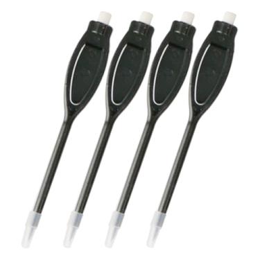 Imagem de 32 lápis de golfe, mini lápis de golfe, lápis de plástico para pontuação de golfe, clipe oval, caneta, marcador de golfe, lápis esportivo, caneta marcador de plástico com capa e borracha, preto