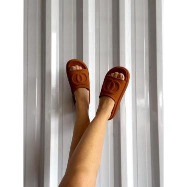 Imagem de Chinelo Feminino Ortopédico Confortavel Slide Papete Plataforma Nuvem,