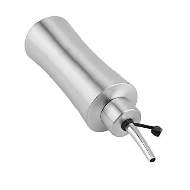 Imagem de Phefop Garrafa de óleo de Aço Inoxidável de 250ml, Dispensador de Vinagre à Prova de Vazamento Com Bico de Prensa, Ideal para Cozinhar e Grelhar (A)