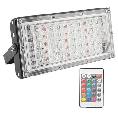 Imagem de YOUTHINK Holofote RGB, Material ABS, 180 Graus Ajustável, Alto Brilho, 50W, Holofote LED para Eventos Ao Ar Livre, Festa de Casamento