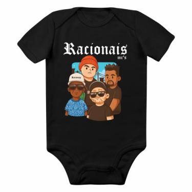 Imagem de Body Racionais Mcs Rap 100% Algodão Suedine Qualidade AAA+ Diferencial