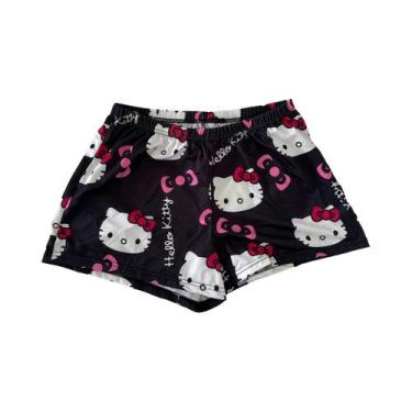 Imagem de Shorts Esportivos Unissex Hello Kitty De Inverno Confortáveis E Casuai