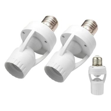 Imagem de Kit 2 Soquete com Sensor de Presença E27 360° Bivolt – Acendimento Automático Fotocélula para Lâmpadas Residencial e Comercial