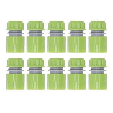 Imagem de 10Pcs G1/2 Thread Gardening Water Mangueira Quick Conector Kit de mamilo ABS de junta de rosca de irrigação de tubo de água de plástico para rega de jardim ao ar livre em casa