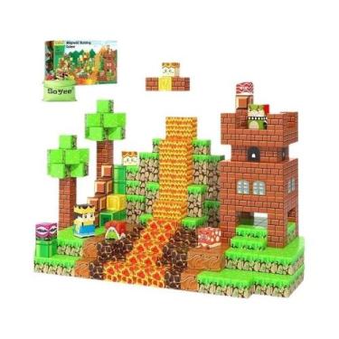 Imagem de Conjunto De Blocos Magnéticos Para Crianças, Mundo Da Mineração, Cubo 