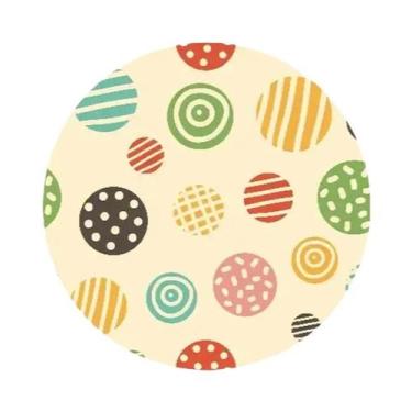 Imagem de Tapete Redondo Para Quarto Infantil, Sala De Estar, Antiderrapante, Al