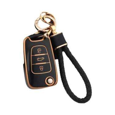 Imagem de Capa De Chave Flip Para Carros Hyundai I20 I30 Ix20 Ix35 Elantra Accen