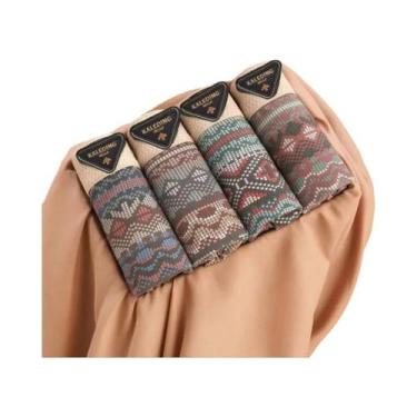 Imagem de Cuecas Boxer Masculinas Estilo Étnico Confortáveis E Respiráveis - Kit