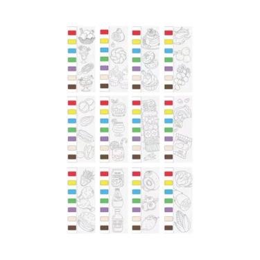 Imagem de Livro De Colorir Com Tinta Aquarela Para Crianças, 12 Páginas, Brinque