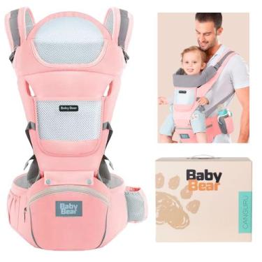 Imagem de Canguru para Bebê Baby Bear Carregador de Colo Seguro Apoio Ergonômico