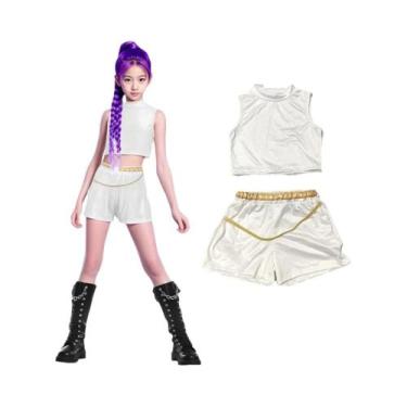 Imagem de Conjunto De Fantasia De Guerreira K-Pop Rumi Para Meninas, Fantasia De