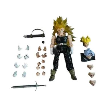 Imagem de Figura De Ação Anime Super Saiyan 3 Son Trunks SSS Studio Dragon Bdz S