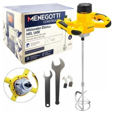 Imagem de Misturador De Tintas Argamassa Elétrico 1600W 110V Menegotti