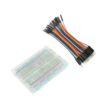 Imagem de Mini Protoboard PCB Com 400, 830 Ou 750 Pontos De Conexão Para Teste D