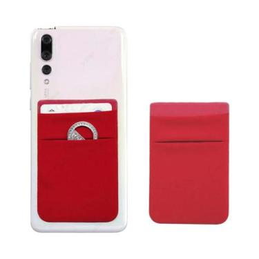 Imagem de Porta-cartões De Celular Fashion, Carteira Elástica De Tecido, Clipe P