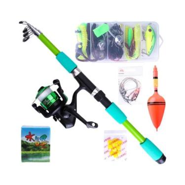 Imagem de Conjunto De Vara De Pesca Telescópica De Fibra De Carbono 1.8/2.1m Com