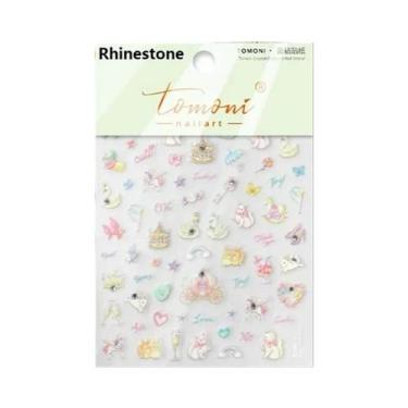 Imagem de Adesivos De Unha 5D Borboleta Vermelha Fênix Andorinha Decalques De Ma