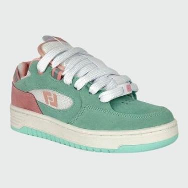 Imagem de Tênis Freeday Switch Verde Claro Rosa Branco-Masculino