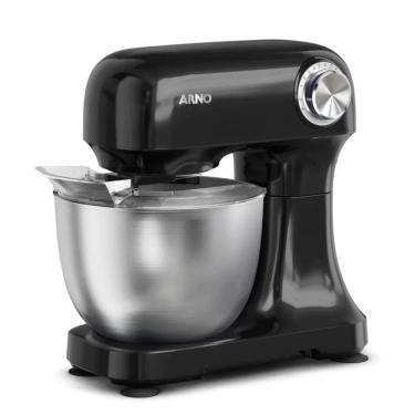 Imagem de Batedeira Planetária Arno Bake Easy KM10, 500W, 12 Velocidades, 3,5L com 3 Batedores para Massas Leves, Médias e Pesadas