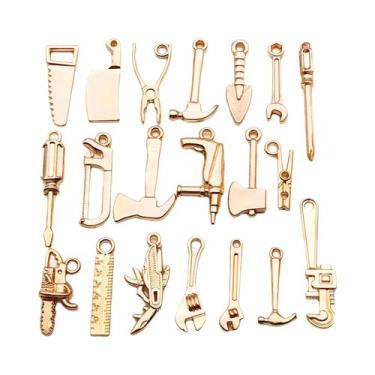 Imagem de Pingentes De Ferramentas Em Cores Mistas 20/100 Peças Para Criação De 