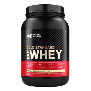 Imagem de Whey protein optimum nutrition gold standard baunilha 907g