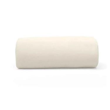 Imagem de Lençol Basic Liso King 100% Algodão Malha Penteada com Elástico Bege Perola para Cama Box
