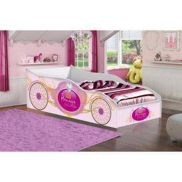 Imagem de Cama Carruagem Infantil/Solteiro em MDF/MDP - Gabrielli Móveis