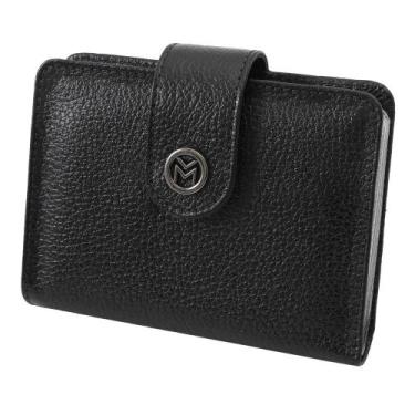Imagem de Carteira de Couro Mariart 630 RFID Antifurto, Preto