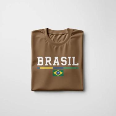 Imagem de Camisa Brasil 100% Algodao Futebol Copa Churrasco Pagode Selecao Brasi
