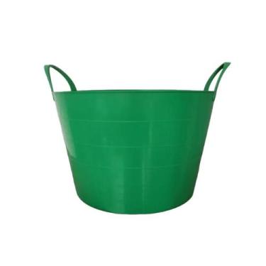 Imagem de Kit 02 Cestos Balde Multiuso Flexível Com Alça 15l Empilhável - Fersil