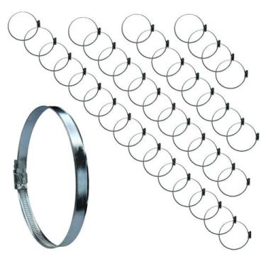 Imagem de KIT 40 Abraçadeira 83x102mm Mangueira Jardim Regulável - Lumaflex