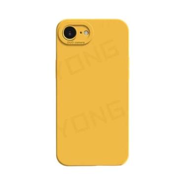 Imagem de Capa De Silicone Macia De Luxo Para iPhone 16e pro Max plus YIYONG Cap