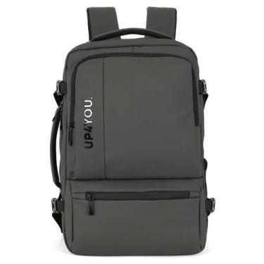 Imagem de Mochila de Costas Grande Casual Expansiva Notebook Up4you, Cinza, Únic