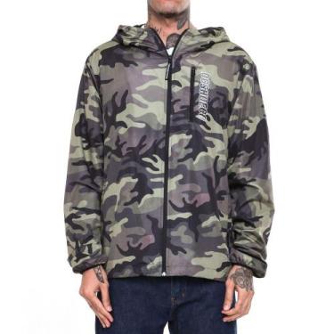 Imagem de Jaqueta DC Shoes Dagup Print Camo Masculina Preto, GG, Preto