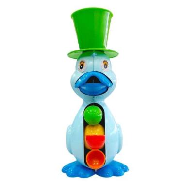 Imagem de Patinho Quá-Quá Didático e Interativo Azul - 514 - Divplast