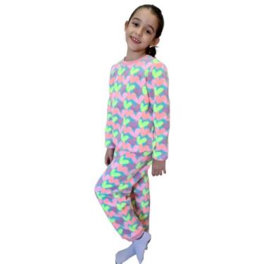 Imagem de Pijama Infantil Soft Coração - Lua Cheia, 4