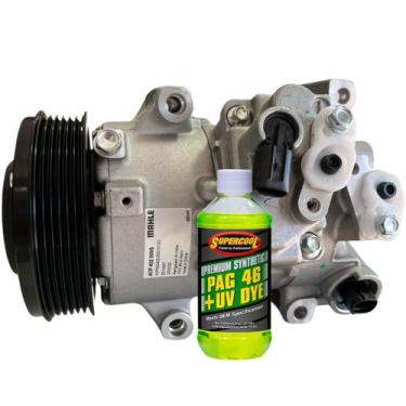 Imagem de Compressor Ar Condicionado Toyota Corolla 1.8 Com 2 Válvulas - Mahle